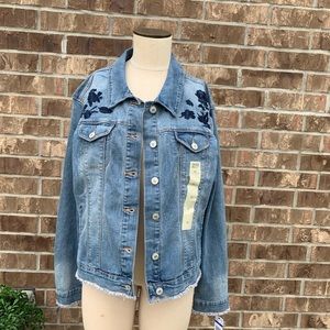 Vintage America Blues -Embroidered Denim Jacket
